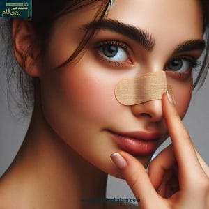 چسب زدن بینی بعد از عمل - دکتر محمد علی زرین قلم